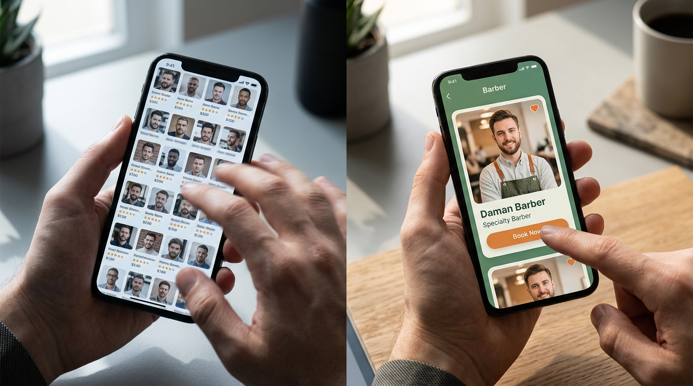 Booksy vs. Booking Through a Curated Barbershop Platform: What You're Actually Comparing