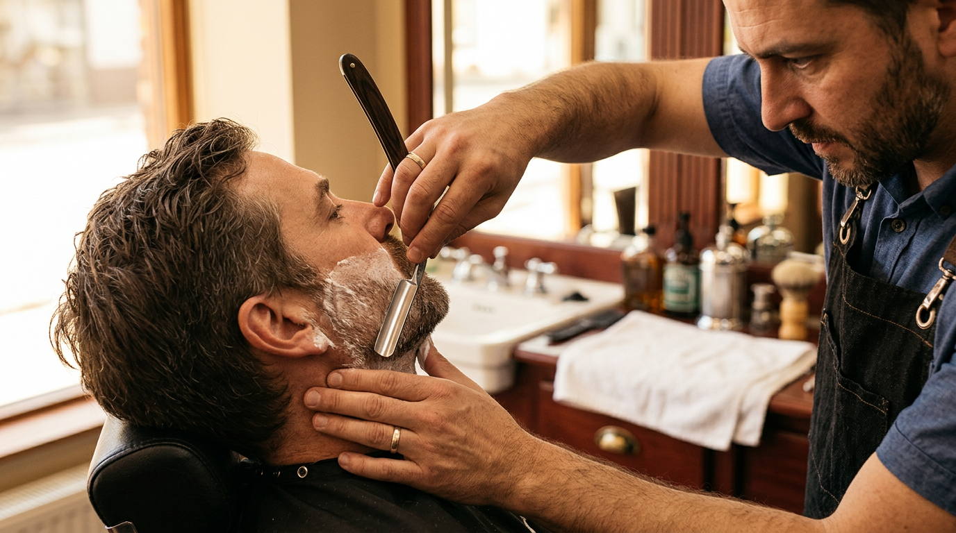 What a Straight Razor Shave at a Barbershop Actually Involves (And Whether It's Worth It)
